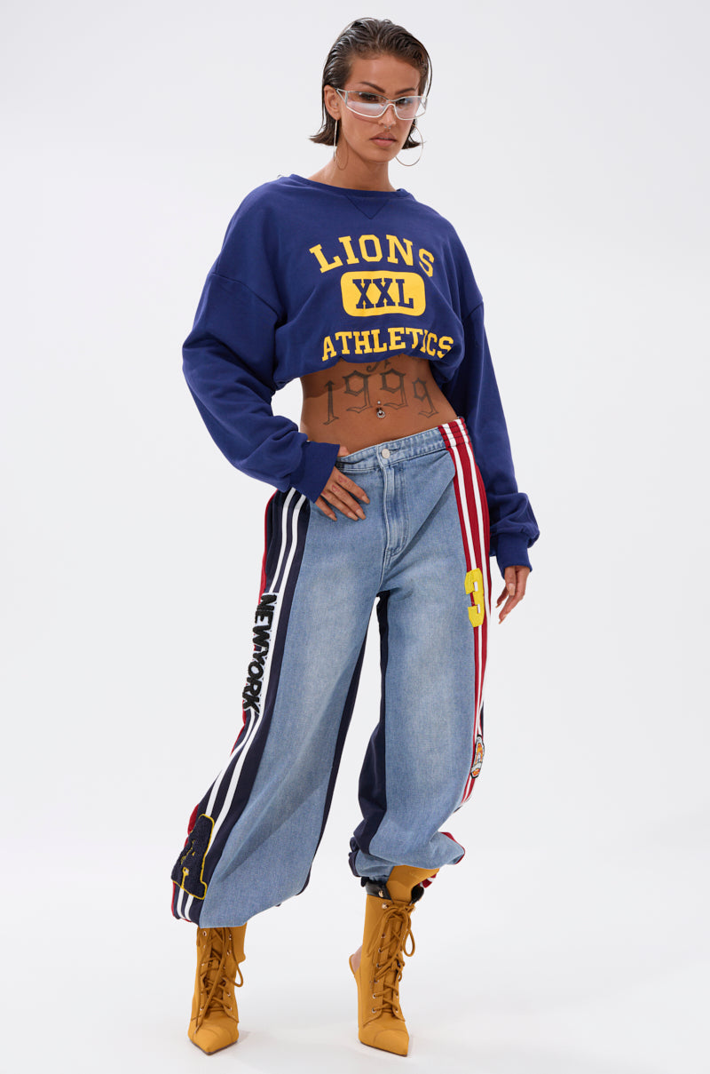 LIGHTS OUT TWO-IN-ONE JEANS