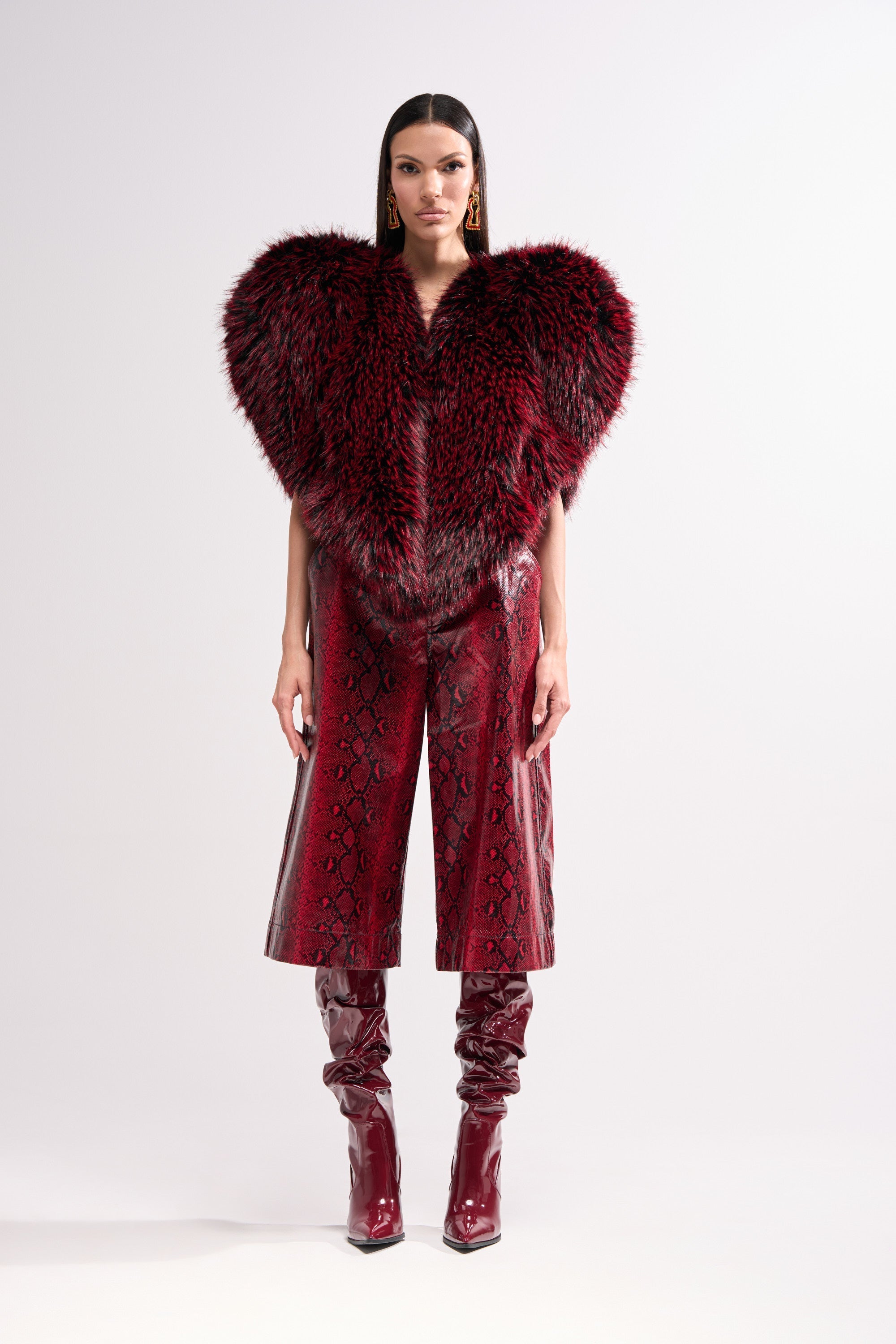 STAR CROSSED LOVER FAUX FUR VEST
