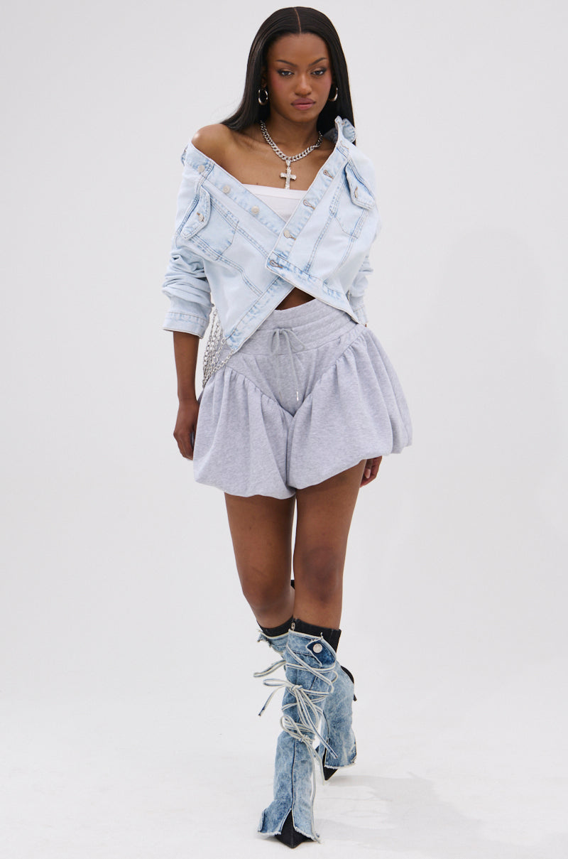 PARTY IN THE BACK DENIM JACKET