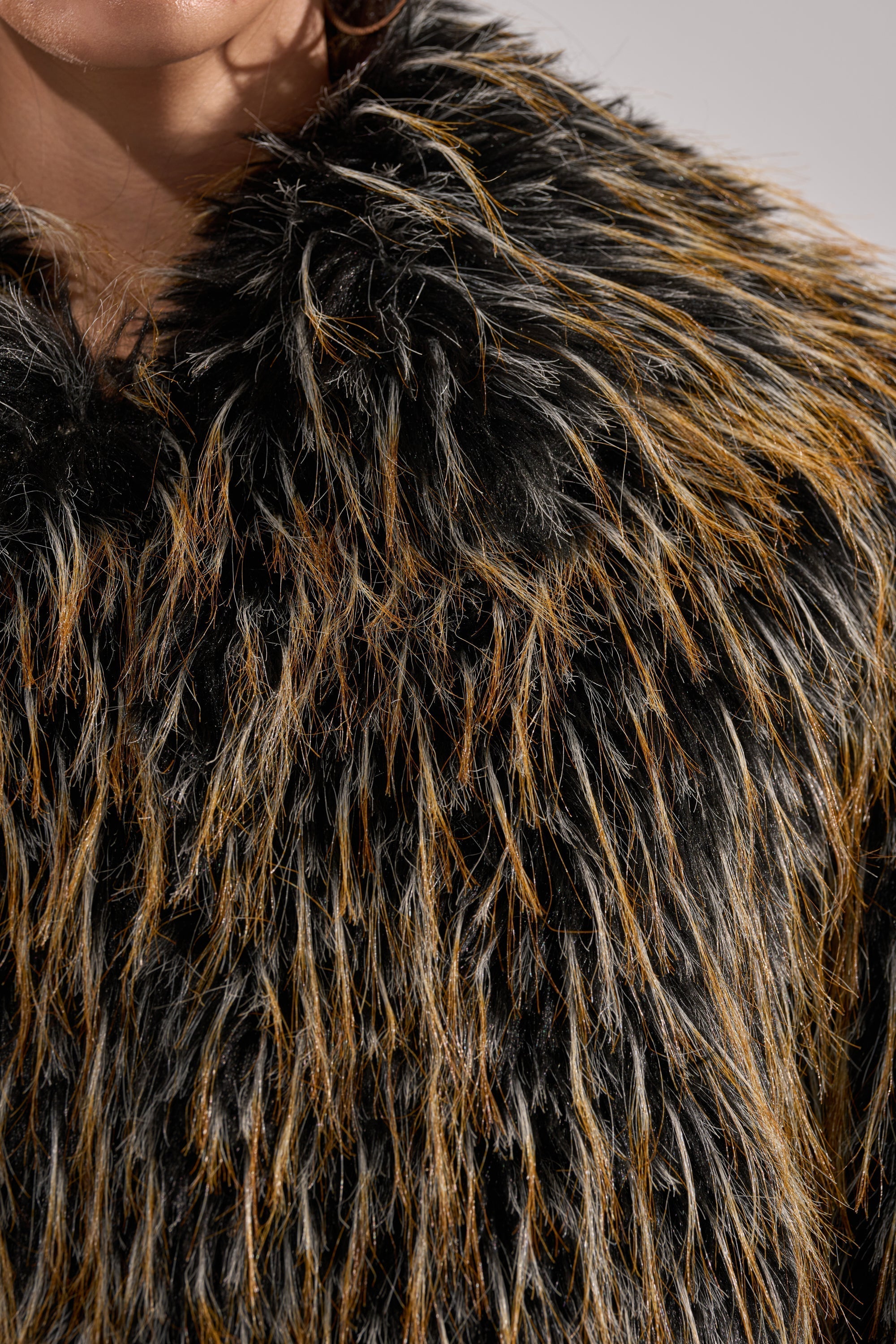 JUPITER FAUX FUR COAT