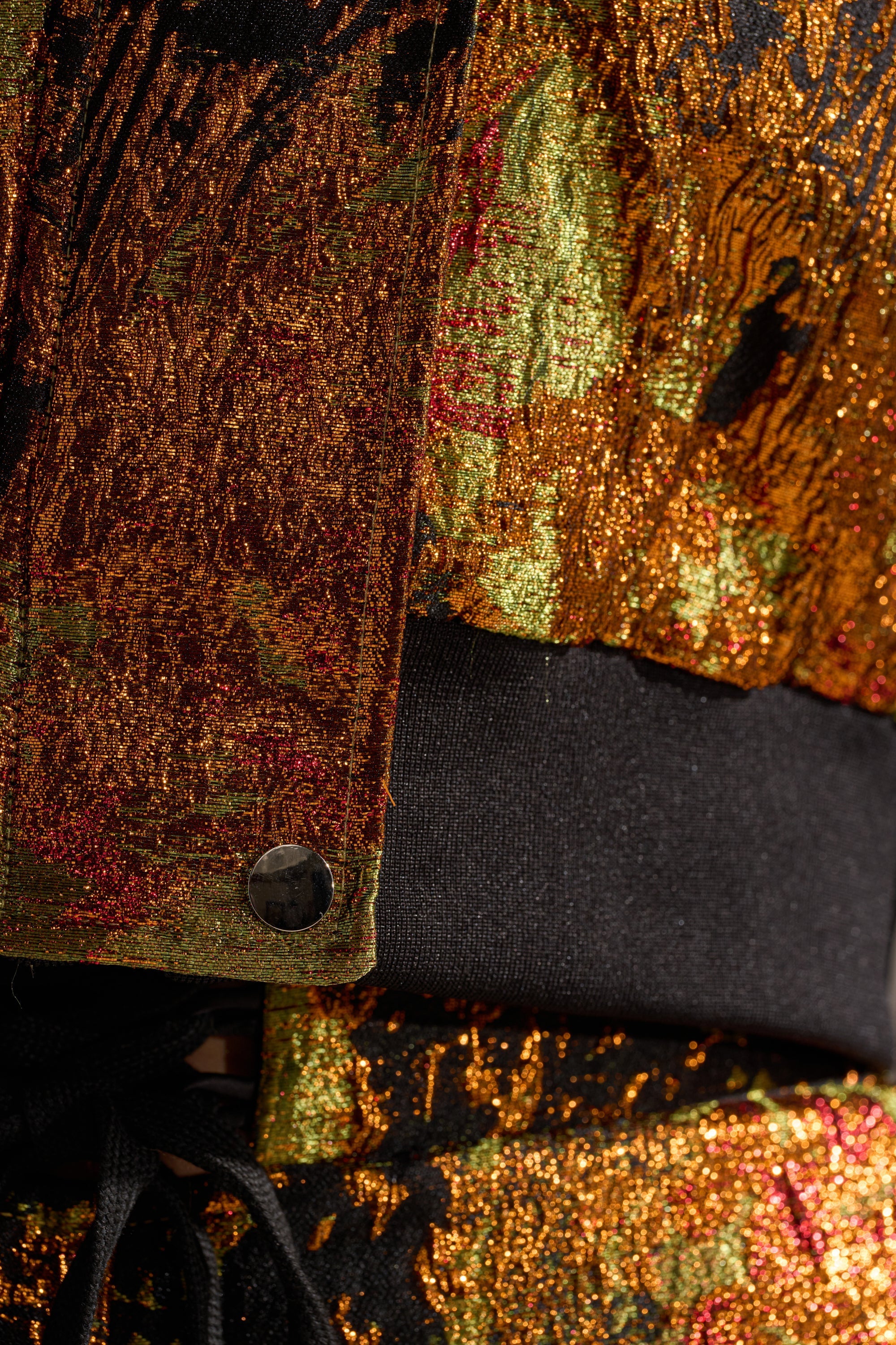 TWIN FLAME BROCADE BOMBER