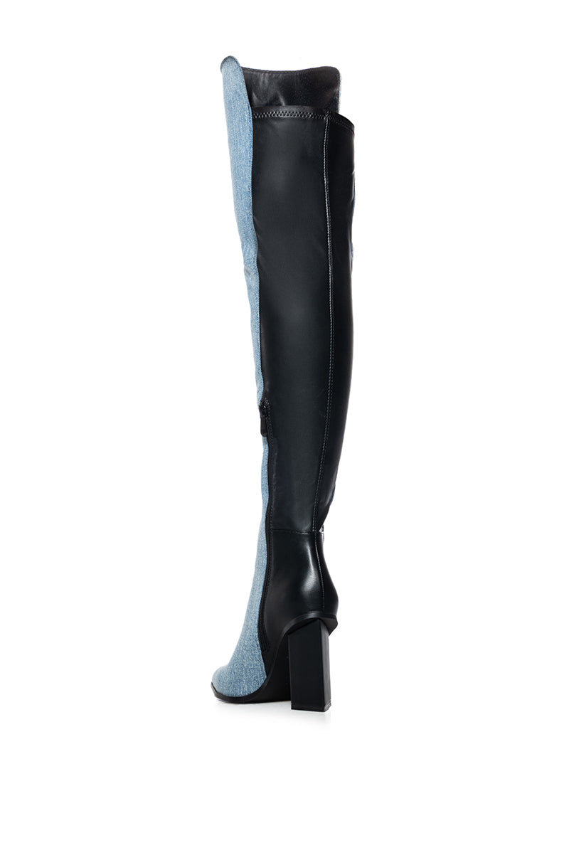AZALEA WANG NOAM DENIM BOOT