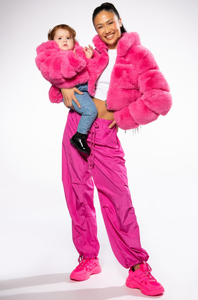 BARBZ FAUX FUR JACKET