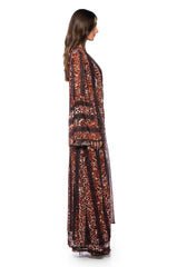 LEAH ON VACATION LEOPARD DUSTER